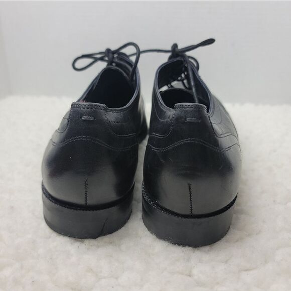 Cole Haan Modern Essential Mens Oxford  Size 8 Black Leather Plain Toe C30582 - Picture 4 of 10